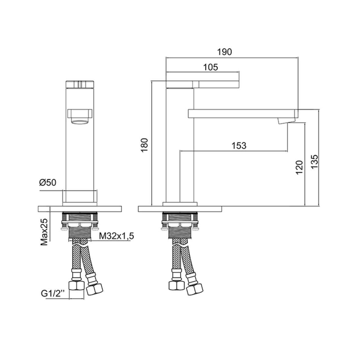 Newarc Bold Sink Faucet