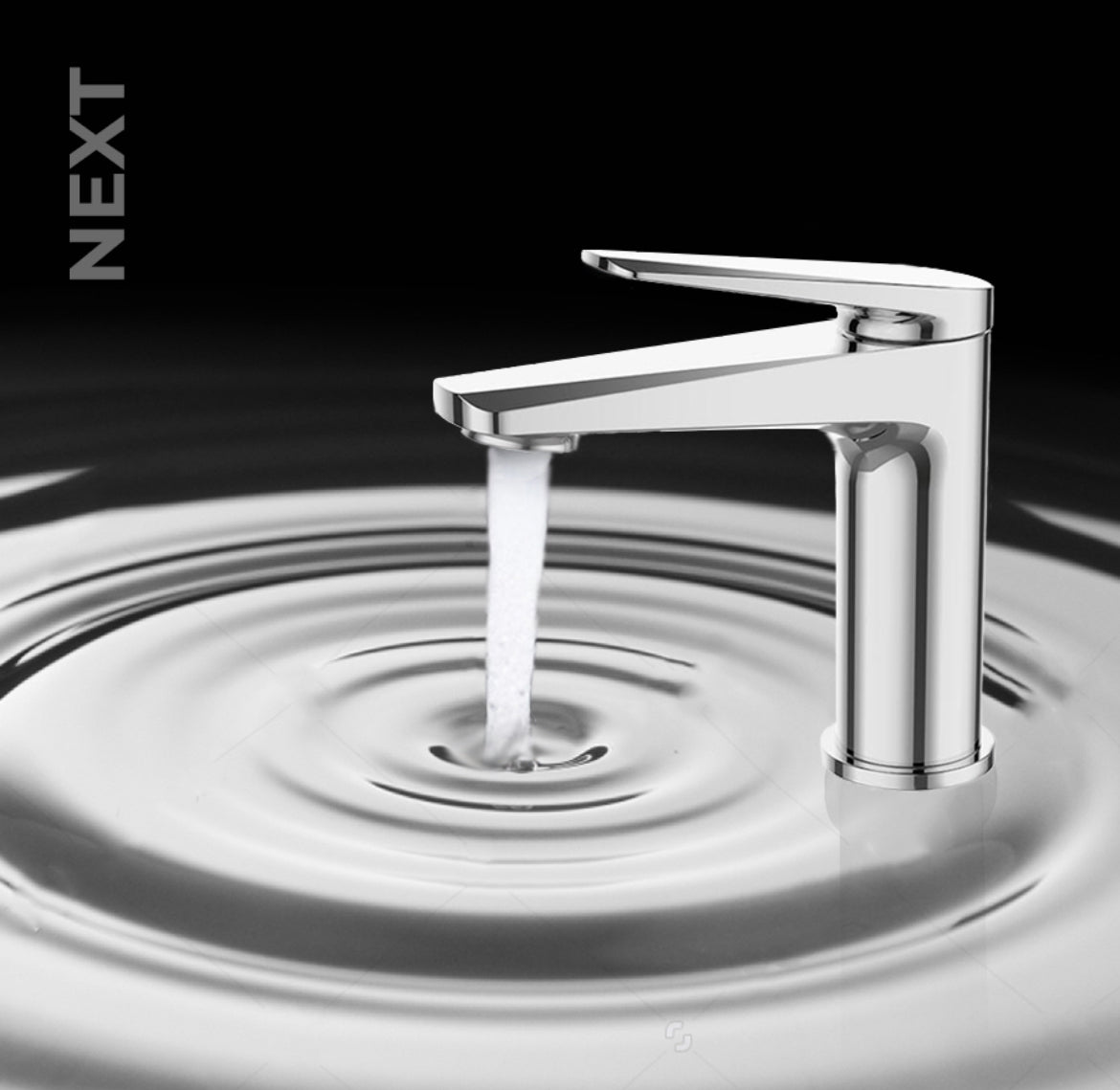Newarc Next Sink Faucet Chrome