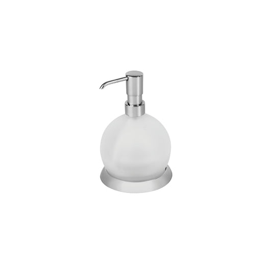 Newarc glass soap dispenser