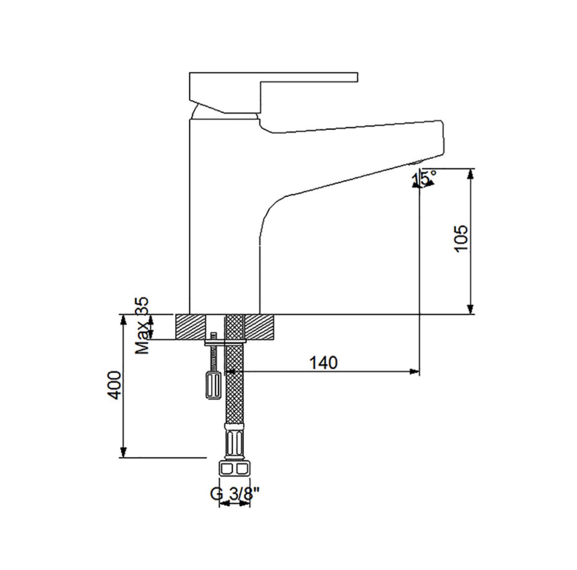 Newarc Master Tall Basin Faucet - Wortex