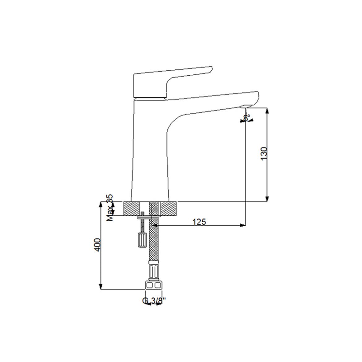 Newarc Slim Sink Faucet - Wortex